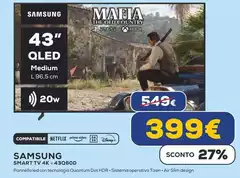 Samsung - Smart Tv 4K-43Q60D 