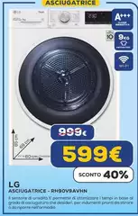 LG - Asciugatrice-RH90V9AVHN 
