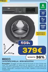 Beko - Lavatrice Snella-BMEUWSU4721A 