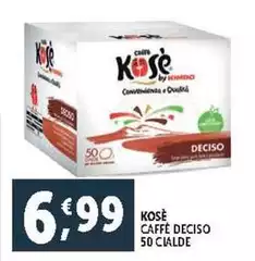 Kosè - Caffe Deciso 50 Cialde