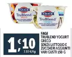 Fage - FAGE TRUBLEND YOGURT GRECCO Senza Lattosio E Zuccheri Aggiunti