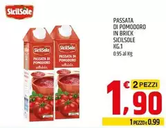 Sicilsole - Passata Di Pomodoro In Brick
