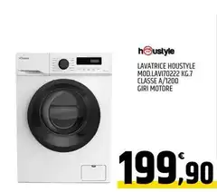 Houstyle - Lavatrice  Mod.lavit70222 KG.7 Classe A/1200 Giri Motore