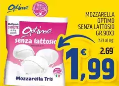 Optimo - Mozzarella Senza Lattosio
