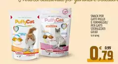 Crancy - Snack Per Gatti Pollo E Formaccio/ Per Gatti Sterilizzati