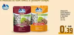 Purina - Straccetti Gatto Manzole Carote/Pollo E Tacchino