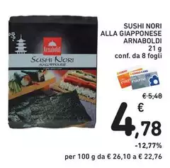 Arnaboldi - Sushi Nori Alla Giapponese