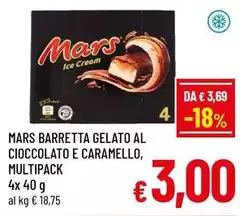 Mars - Gelato Al Cioccolato E Caramello, Multipack