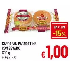 Gardapan - Pagnottine Con Sesamo
