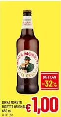 Moretti - Birra Ricetta Original