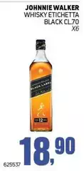 Johnnie Walker - Whisky Etichetta Black Cl.70