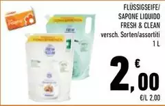 Fresh & Clean - Sapone Liquido