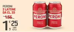 Peroni - 2 Lattine Da Cl 33