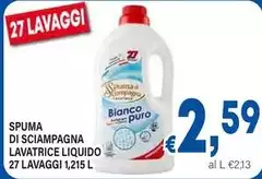 Spuma di Sciampagna - Lavatrice Liquido