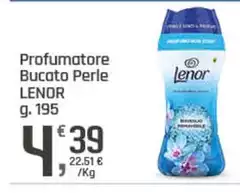 Lenor - Profumatore Bucato Perle