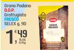 Selex - Grana Padano D.O.P. Grattugiato Fresco