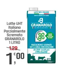 Granarolo - Latte UHT Italiano Parzialmente Scremato