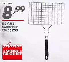 Barbecue Cm 35x22 Griglia