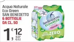 San Benedetto - Acqua Naturale Eco Green 6 Bottiglie Da Cl. 50