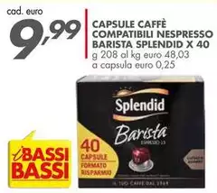 Splendid - Capsule Caffè Compatibili Nespresso Barista