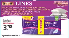 Lines - Assorbenti Seta Ultra