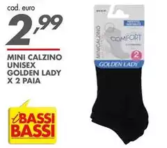lady - Mini Calzino Unisex