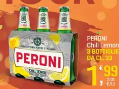 Peroni - Chill Lemon 3 Bottiglie