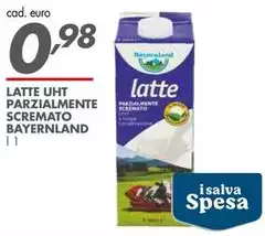 Bayernland - Latte Uht Parzialmente Scremato