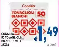 Consilia - Tovaglioli Bianchi 3 Veli