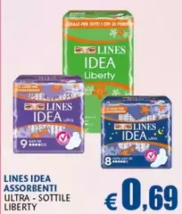 Lines - Idea Assorbenti Ultra - Sottile Liberty