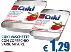 Cuki - Vaschette Con Coperchio