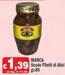 Marca Scudo Filetti Di Alici
