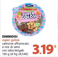Dimmidisì - Super Golosi Salmone Affumicato E Mix Di Semi Con Salsa Teriyaki