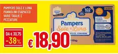 Pampers - Sole E Luna Pannolini Sabacco