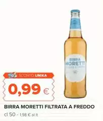 Moretti - Birra Filtrata A Freddo