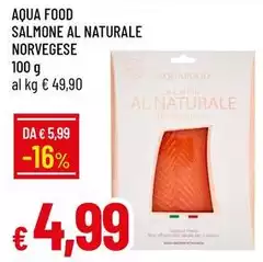 Aqua food - Salmone Al Naturale Norvegese