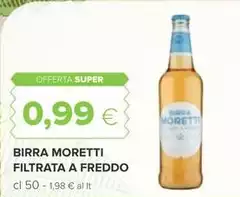 Moretti - Birra Filtrata A Freddo