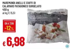 Maremundi - Anelli E Ciuffi Di Calamaro Patagonico Surgelato
