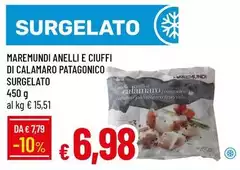 Maremundi - Anelli E Ciuffi Di Calamaro Patagonico Surgelato