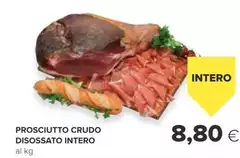 Prosciutto Crudo Disossato Intero