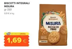 Misura - Biscotti Integrali