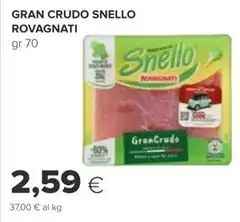 Rovagnati - Gran Crudo Snello