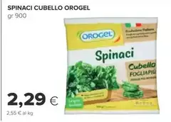 Orogel - Spinaci Cubello
