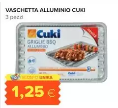 Cuki - Vaschetta Alluminio