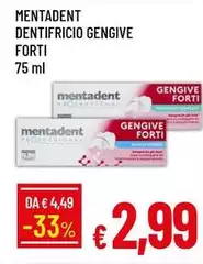 Mentadent - Dentifricio Gengive Forti