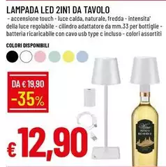 Luce - Lampada Led 2in 1 Da Tavolo