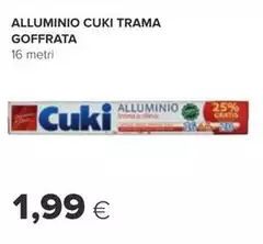 Cuki - Alluminio Trama Goffrata