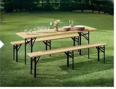 Set Tavolo E Due Panche Fira