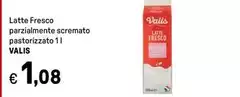 Valis - Latte Fresco Parzialmente Scremato Pastorizzato