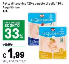 Aequilibrium aia - Petto Di Tacchino O Petto Di Pollo
